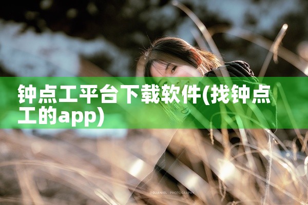 钟点工平台下载软件